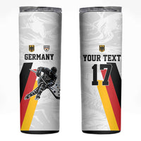 Custom Germany Ice Hockey Skinny Tumbler Retro Jersey