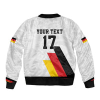 Custom Germany Ice Hockey Sleeve Zip Bomber Jacket Retro Jersey