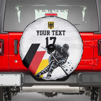 Custom Germany Ice Hockey Spare Tire Cover Retro Jersey