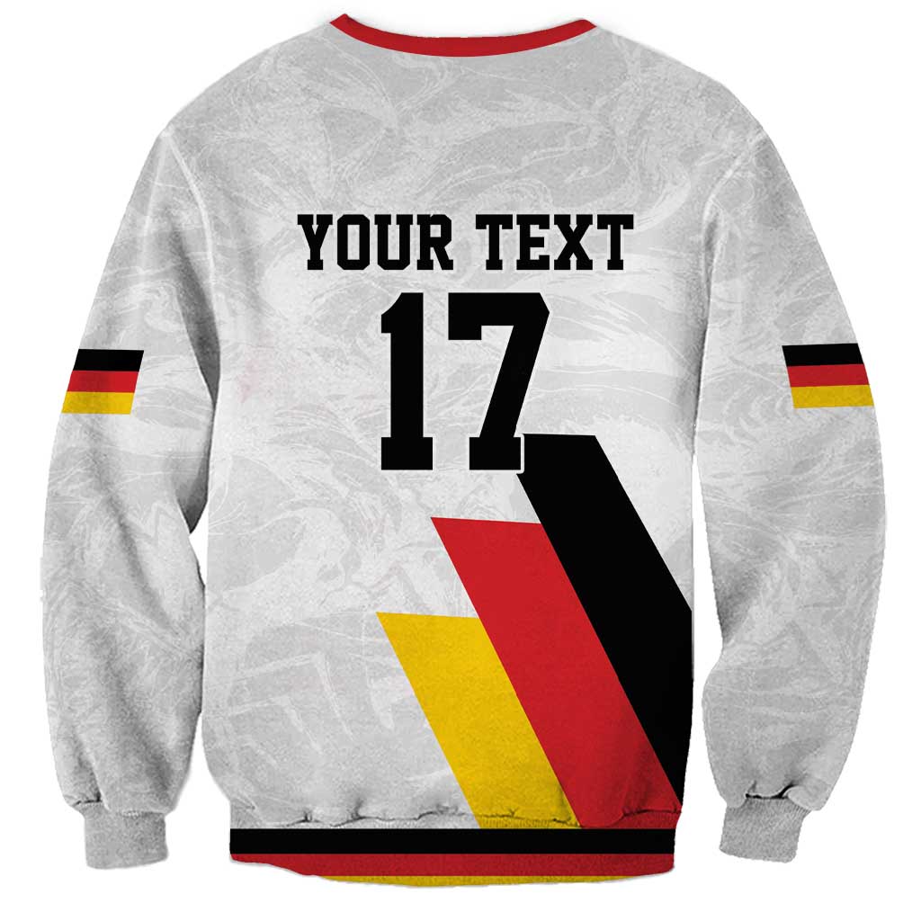Custom Germany Ice Hockey Sweatshirt Retro Jersey