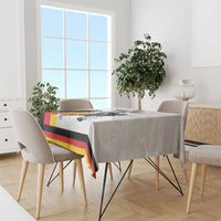 Custom Germany Ice Hockey Tablecloth Retro Jersey