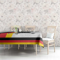 Custom Germany Ice Hockey Tablecloth Retro Jersey