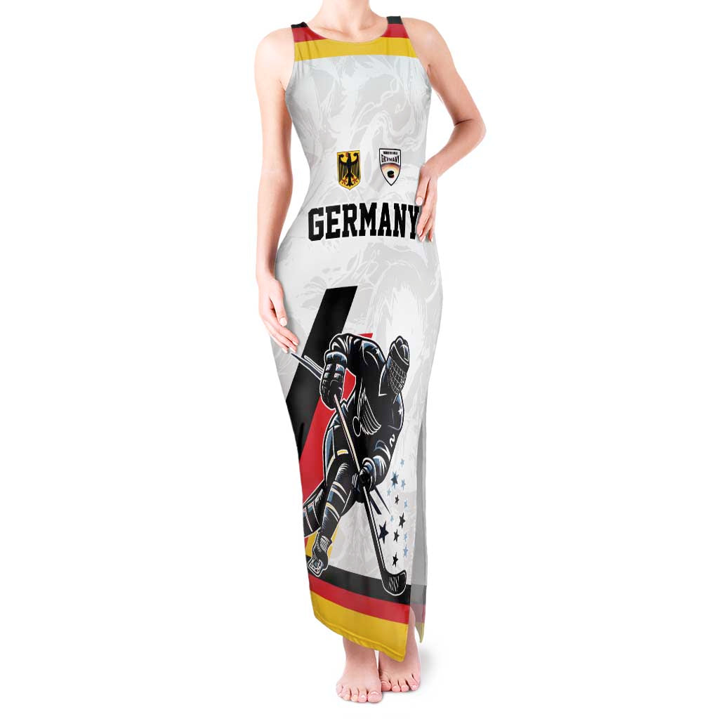 Custom Germany Ice Hockey Tank Maxi Dress Retro Jersey