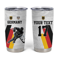 Custom Germany Ice Hockey Tumbler Cup Retro Jersey