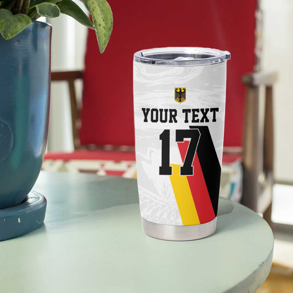 Custom Germany Ice Hockey Tumbler Cup Retro Jersey