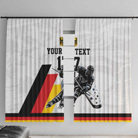 Custom Germany Ice Hockey Window Curtain Retro Jersey