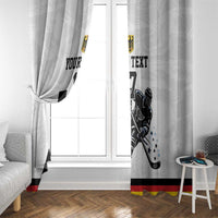 Custom Germany Ice Hockey Window Curtain Retro Jersey