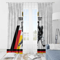 Custom Germany Ice Hockey Window Curtain Retro Jersey