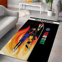 Custom Italian Republic Baketball Area Rug Sporty Style