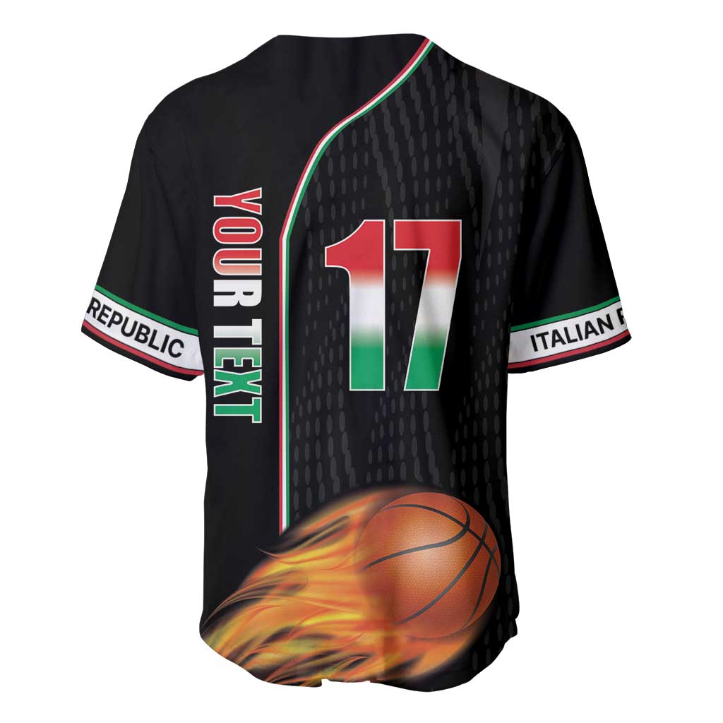 Custom Italian Republic Baketball Baseball Jersey Sporty Style