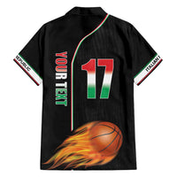 Custom Italian Republic Baketball Family Matching Long Sleeve Bodycon Dress and Hawaiian Shirt Sporty Style