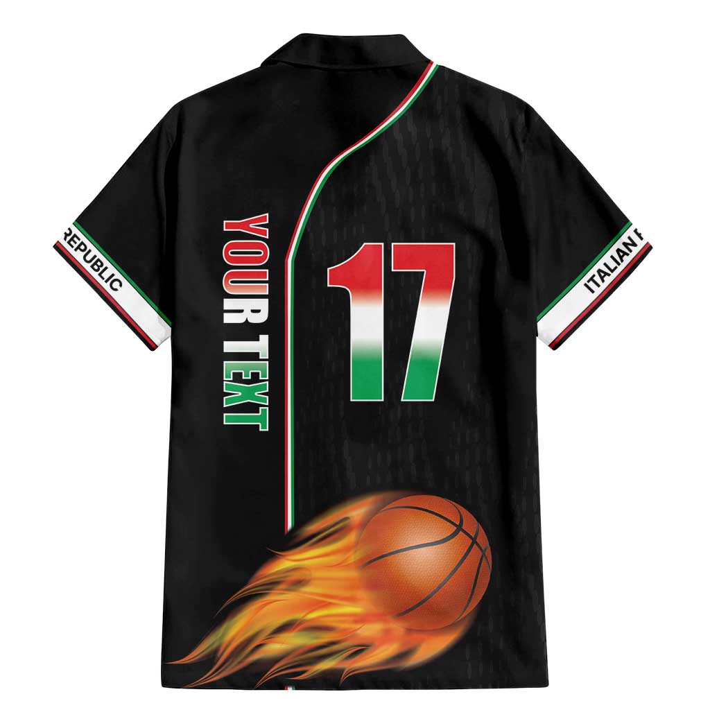 Custom Italian Republic Baketball Family Matching Mermaid Dress and Hawaiian Shirt Sporty Style