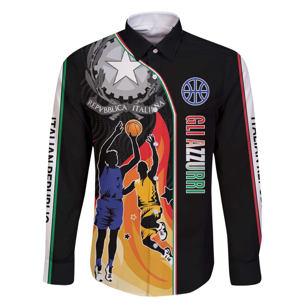 Custom Italian Republic Baketball Family Matching Short Sleeve Bodycon Dress and Hawaiian Shirt Sporty Style