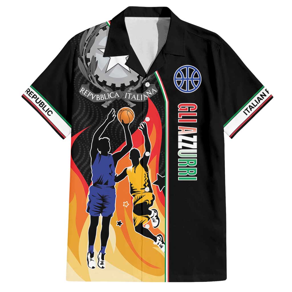 Custom Italian Republic Baketball Family Matching Summer Maxi Dress and Hawaiian Shirt Sporty Style