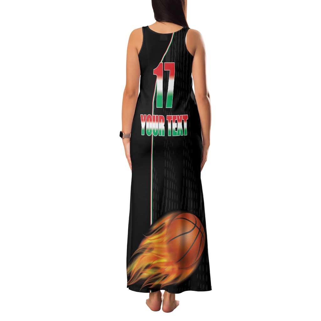 Custom Italian Republic Baketball Family Matching Tank Maxi Dress and Hawaiian Shirt Sporty Style
