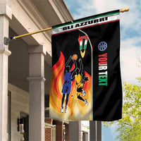 Custom Italian Republic Baketball Garden Flag Sporty Style