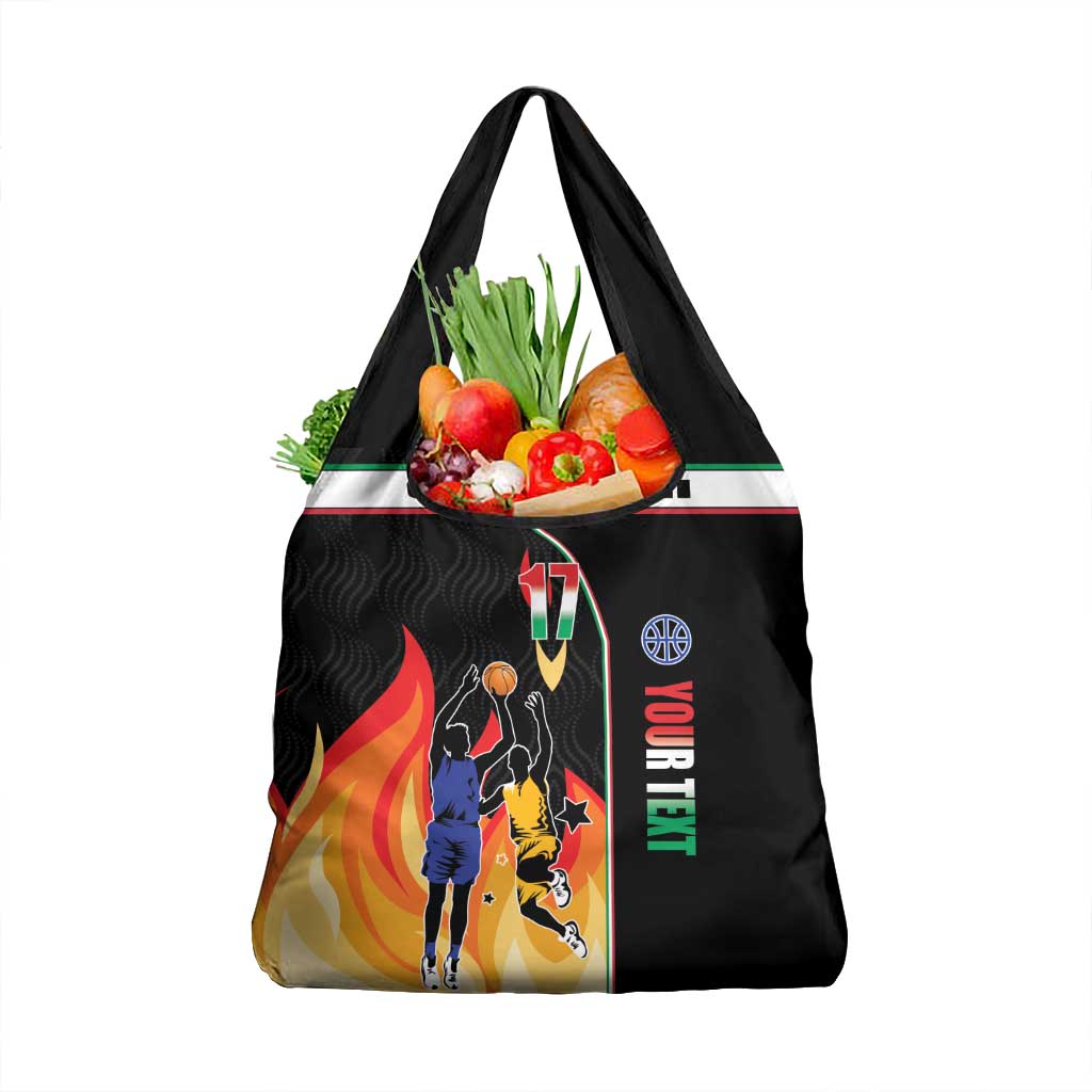 Custom Italian Republic Baketball Grocery Bag Sporty Style