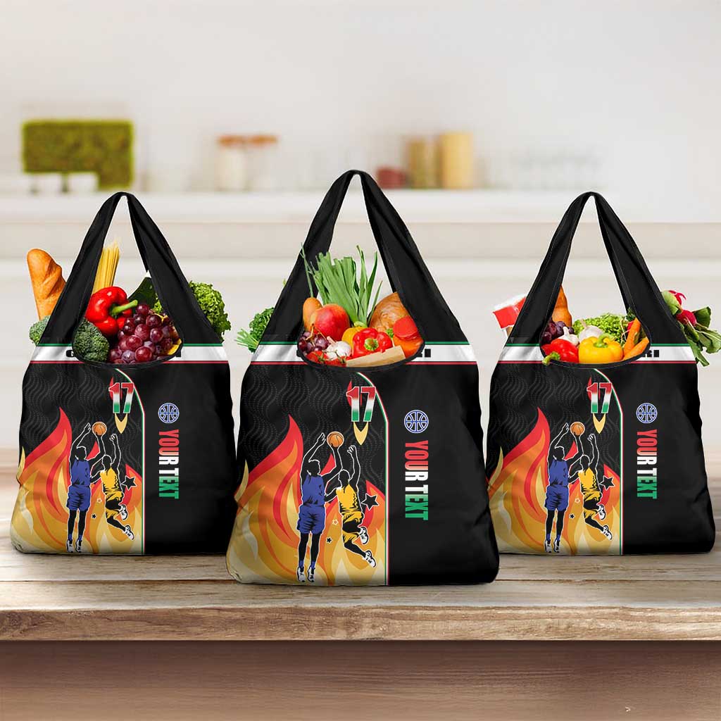 Custom Italian Republic Baketball Grocery Bag Sporty Style