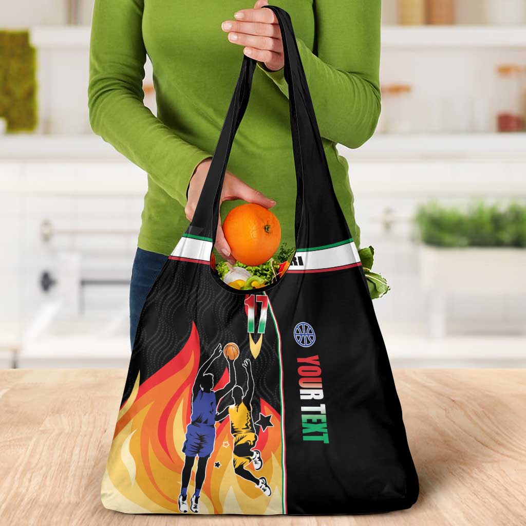 Custom Italian Republic Baketball Grocery Bag Sporty Style