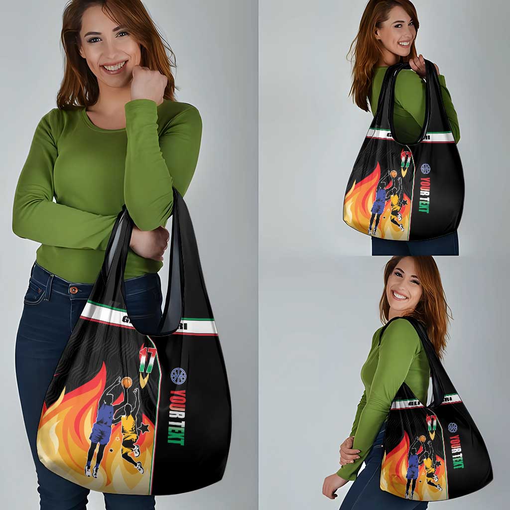 Custom Italian Republic Baketball Grocery Bag Sporty Style
