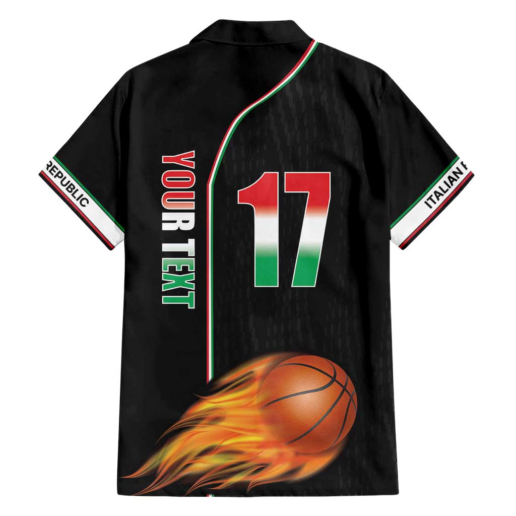 Custom Italian Republic Baketball Hawaiian Shirt Sporty Style