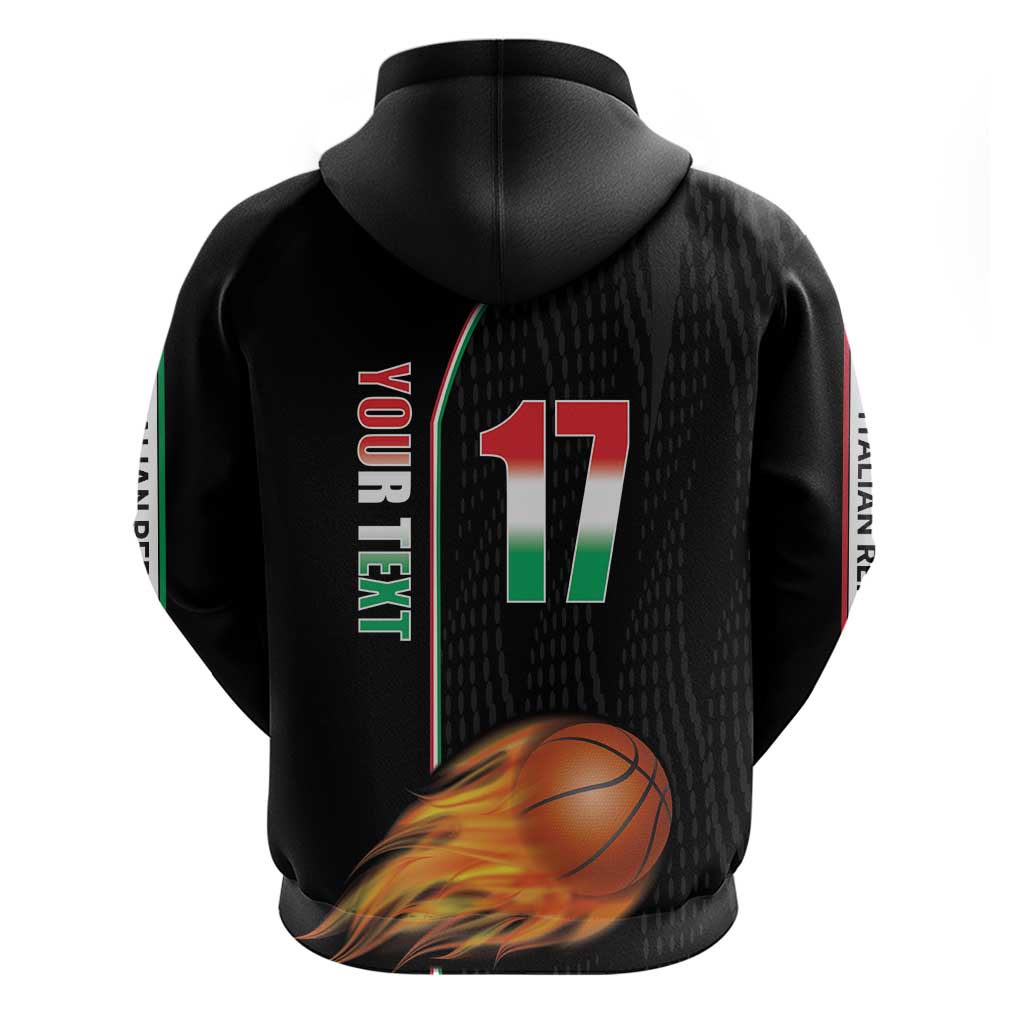 Custom Italian Republic Baketball Hoodie Sporty Style