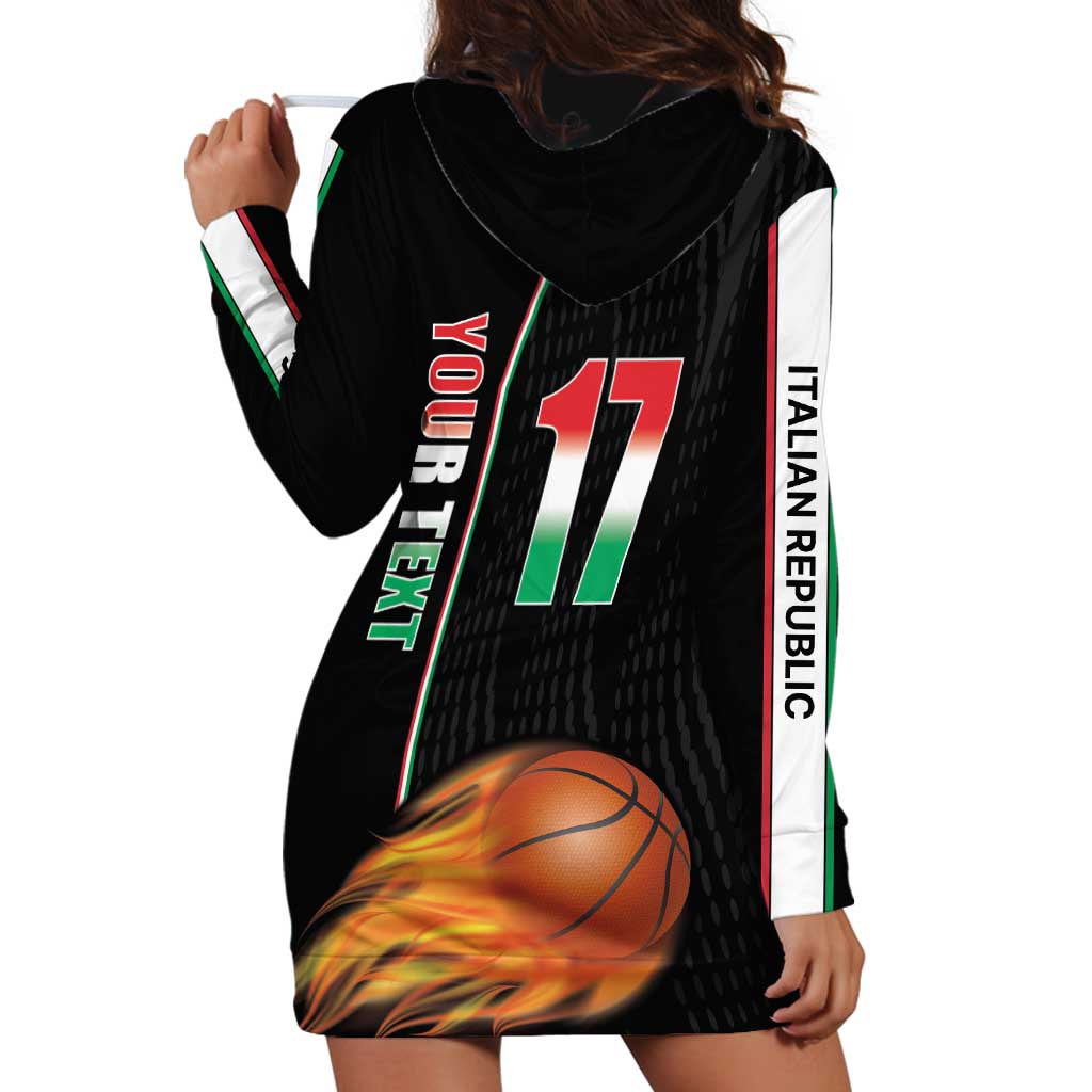 Custom Italian Republic Baketball Hoodie Dress Sporty Style