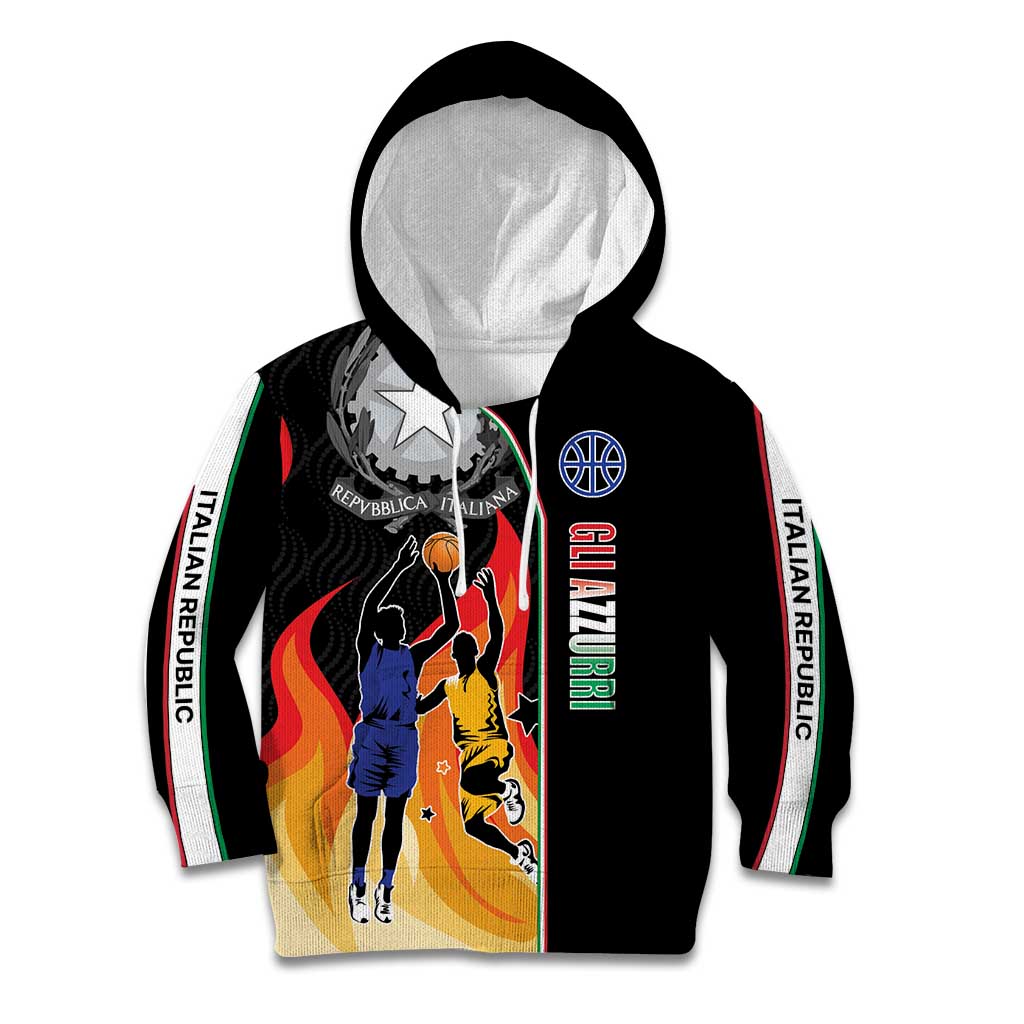 Custom Italian Republic Baketball Kid Hoodie Sporty Style