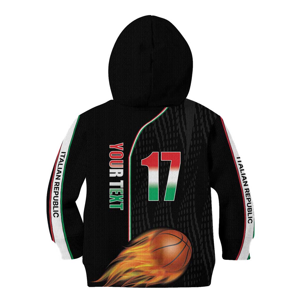 Custom Italian Republic Baketball Kid Hoodie Sporty Style
