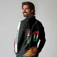 Custom Italian Republic Baketball Long Sleeve Polo Shirt Sporty Style