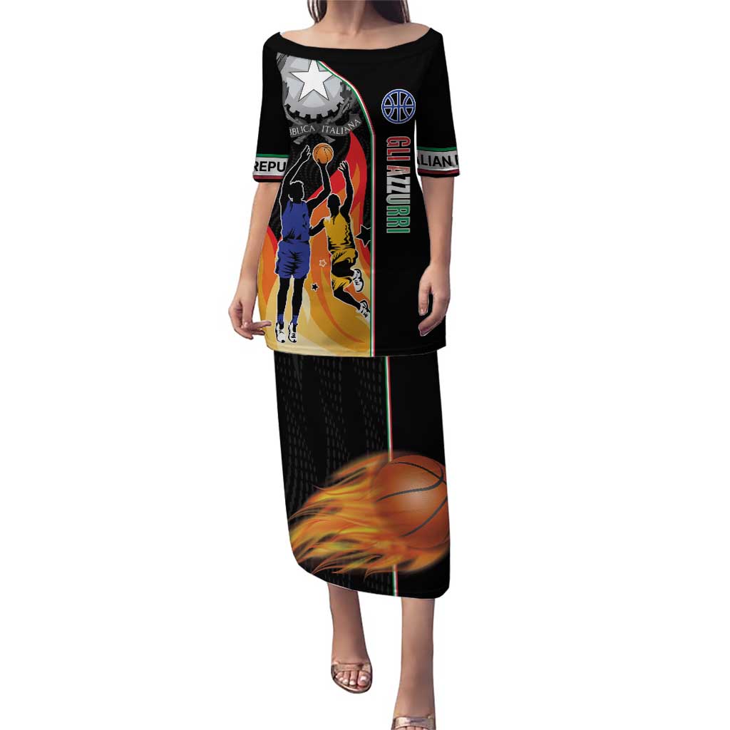 Custom Italian Republic Baketball Puletasi Sporty Style