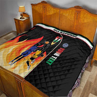 Custom Italian Republic Baketball Quilt Sporty Style