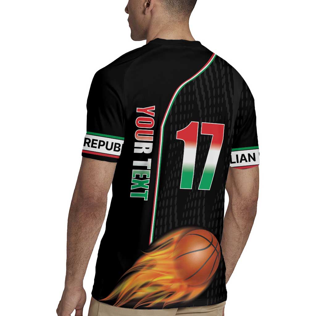 Custom Italian Republic Baketball Rugby Jersey Sporty Style