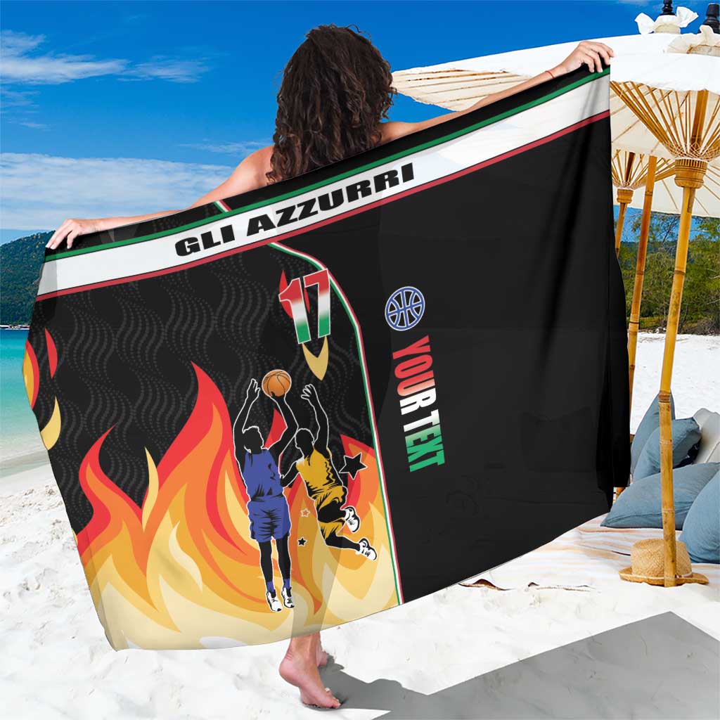 Custom Italian Republic Baketball Sarong Sporty Style