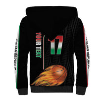 Custom Italian Republic Baketball Sherpa Hoodie Sporty Style
