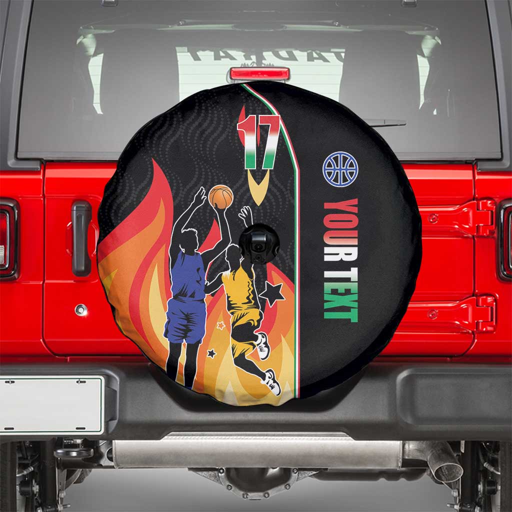 Custom Italian Republic Baketball Spare Tire Cover Sporty Style