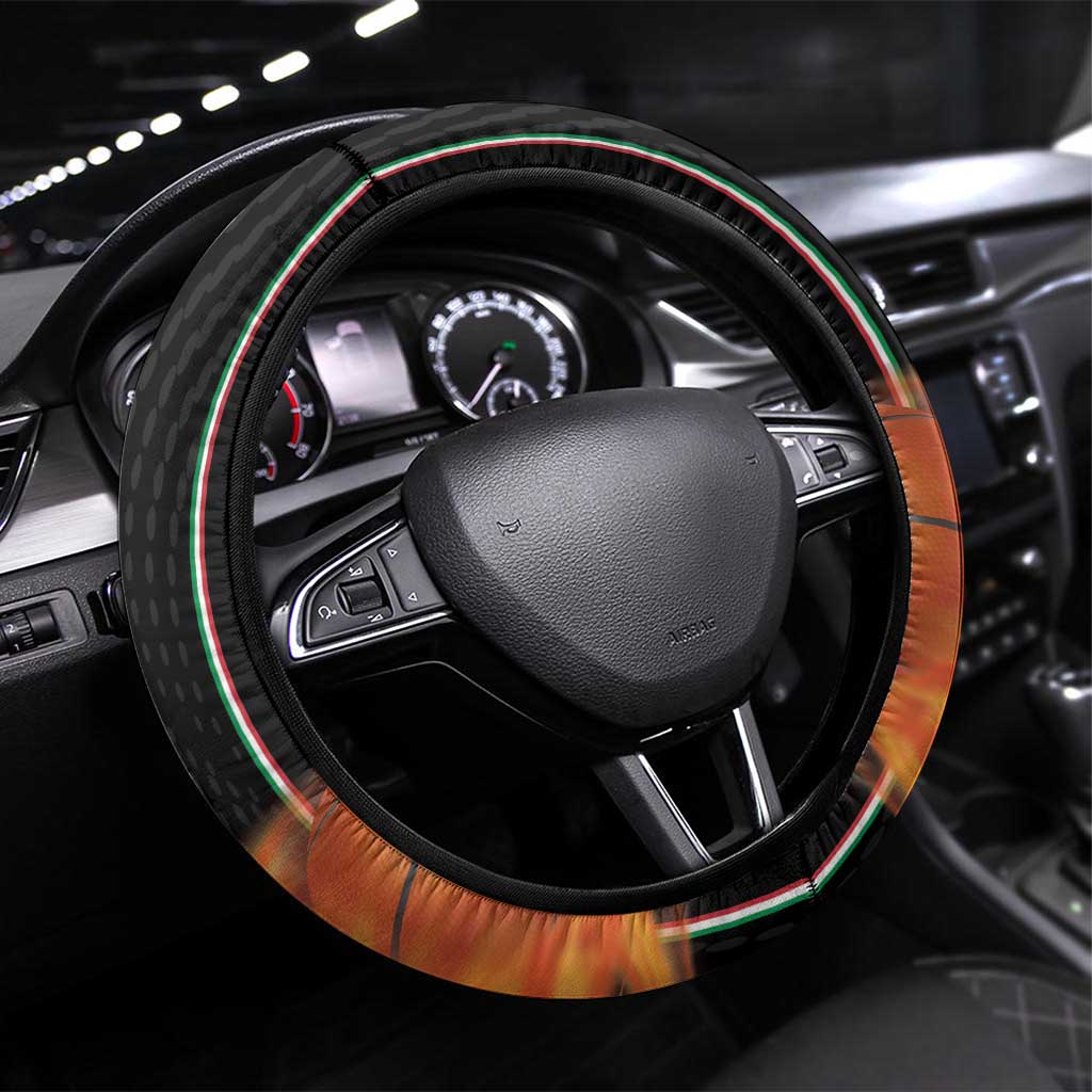 Italian Republic Baketball Steering Wheel Cover Sporty Style