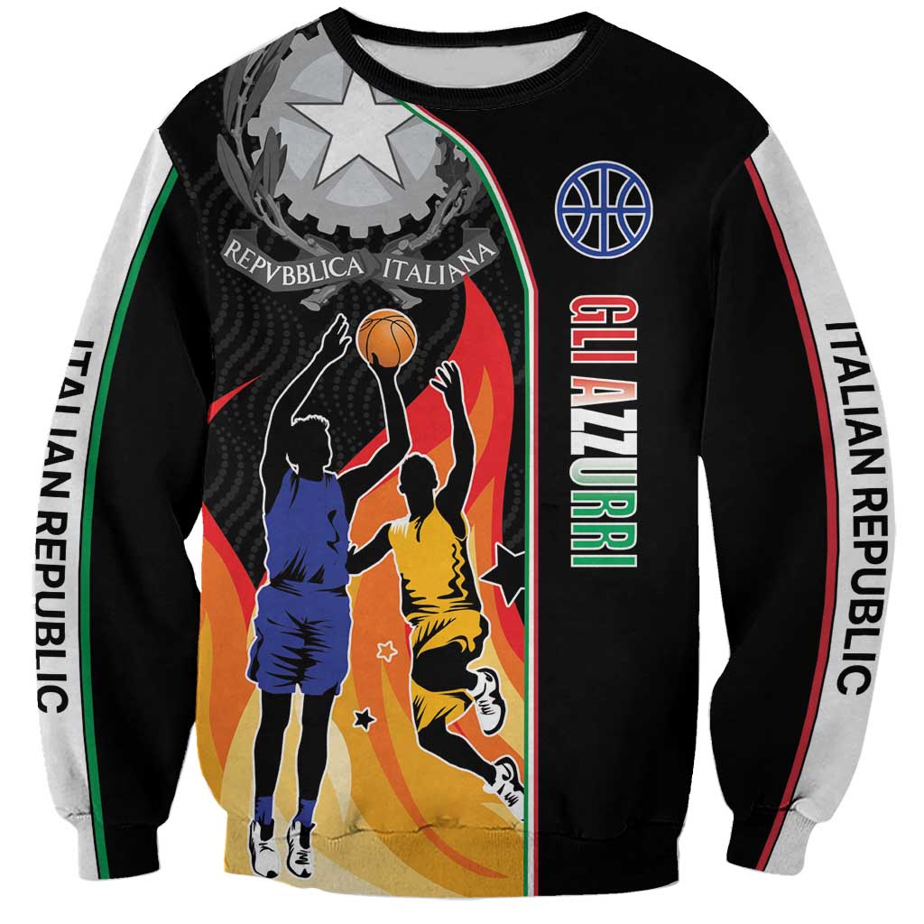 Custom Italian Republic Baketball Sweatshirt Sporty Style