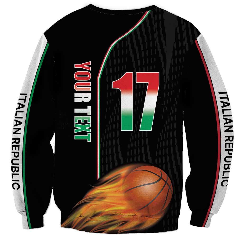 Custom Italian Republic Baketball Sweatshirt Sporty Style