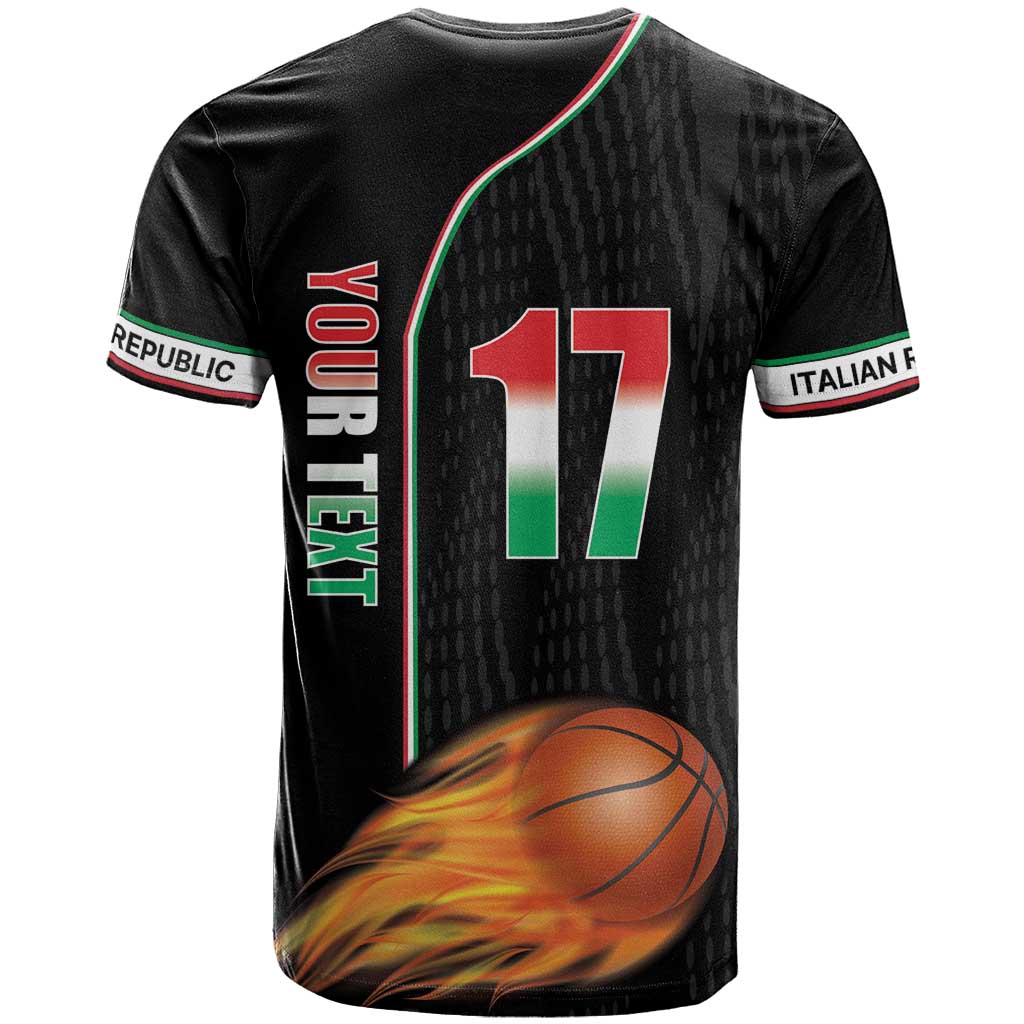 Custom Italian Republic Baketball T Shirt Sporty Style