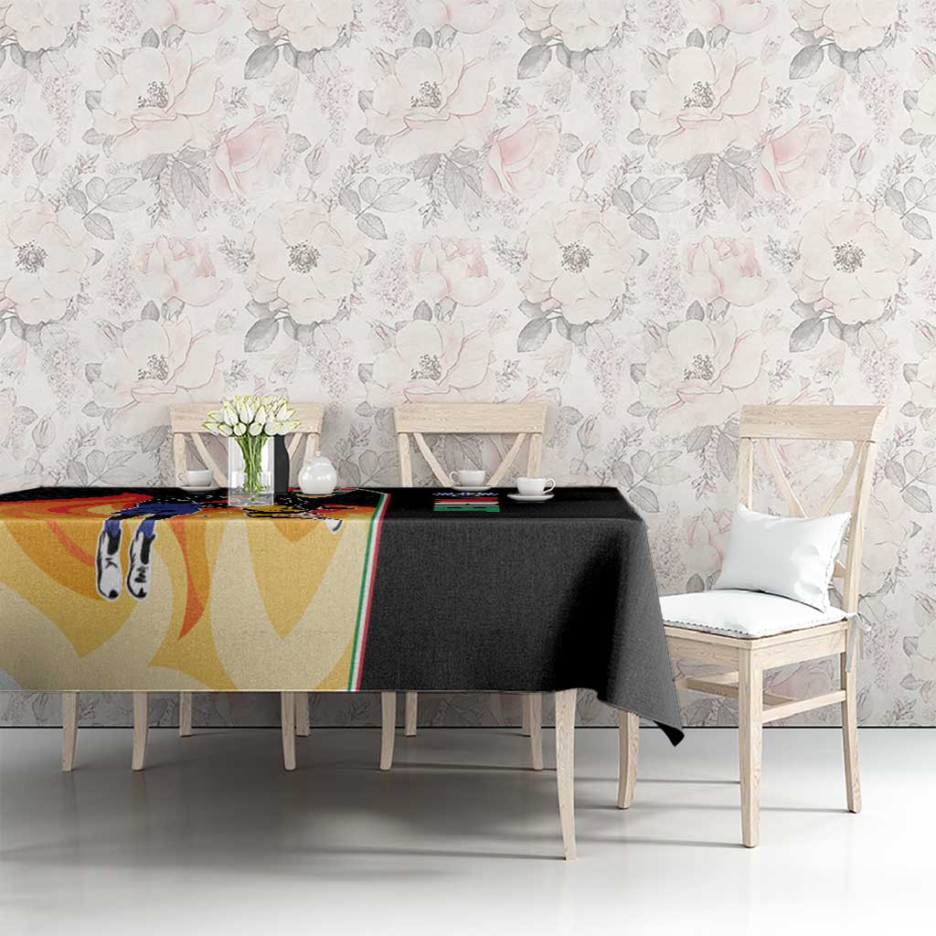 Custom Italian Republic Baketball Tablecloth Sporty Style