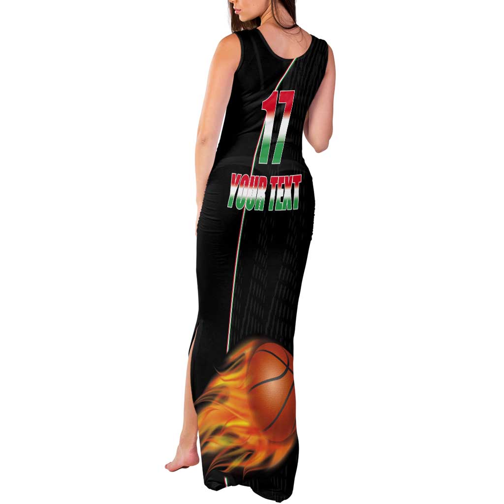 Custom Italian Republic Baketball Tank Maxi Dress Sporty Style