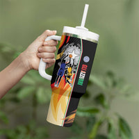 Custom Italian Republic Baketball Tumbler With Handle Sporty Style