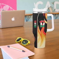 Custom Italian Republic Baketball Tumbler With Handle Sporty Style