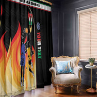Custom Italian Republic Baketball Window Curtain Sporty Style