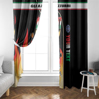 Custom Italian Republic Baketball Window Curtain Sporty Style