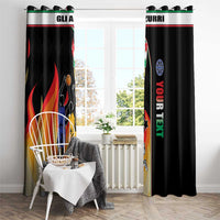 Custom Italian Republic Baketball Window Curtain Sporty Style