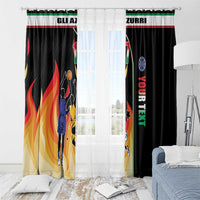 Custom Italian Republic Baketball Window Curtain Sporty Style