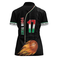 Custom Italian Republic Baketball Women Polo Shirt Sporty Style