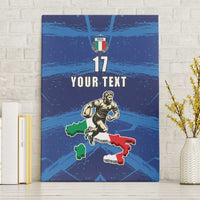 Italian Republic Rugby Custom Canvas Wall Art Sporty Style